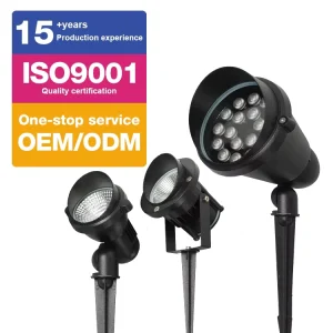 Outdoor Yard Tree Spot Lighting Aluminum IP66 5W 9W 18W Garden Lawn LED Spike Light