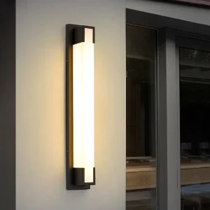 Outdoor wall lamp, waterproof garden courtyard lamp, simple modern villa entrance wall lamp, entryway lamp, terrace lamp