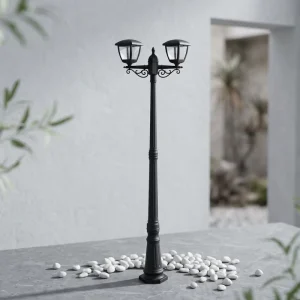 P2546 85 220V E27 Induction Lamp Plastic Material IP44 Waterproof Outdoor Street Garden Lamp 2x60W 3 Year Warranty CE Certified