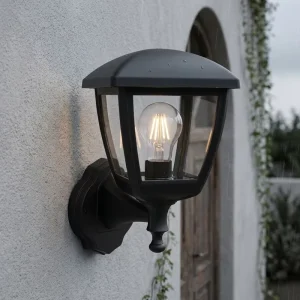 P406 E27 PC Diffuser Outdoor Wall Light with PIR Motion Sensor IP44 Waterproof