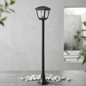 P4061 Plastic Garden Gate Lamp Road Outdoor IP44 Induction Lamp with Clear Glass