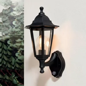 P611 PIR European Garden Outdoor Wall Lamp with PIR Motion Sensor Waterproof PC Material Light Fixture