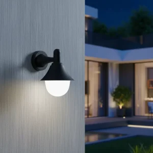 P816 E27 ETL Approval Energy Saving PC Material IP44 Waterproof Polycarbonate Garden Lamp Outdoor Exterior Wall Lighting