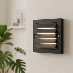 PC1358 Outdoor LED Step Lamp for Wall IP65 Waterproof 6W Surface Mounted PC Material Exterior LED Stair Light Wall Lighting