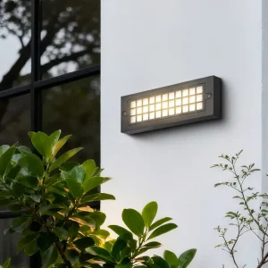 PC2553 IP65 Surface Mounted Rectangle Outdoor LED Wall Light