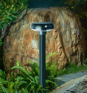 PL1653S Outdoor Waterproof Integrated LED Solar Garden Light Spike for Lawn Patio Yard Walkway Driveway Courtyard