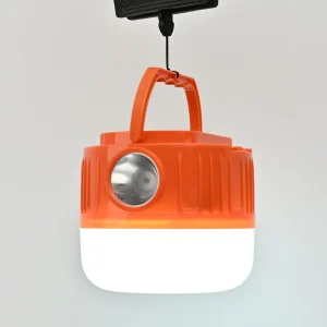 PP Material LED Solar Rechargeable Lantern with 3 Modes for Outdoor Work Repair and BBQ