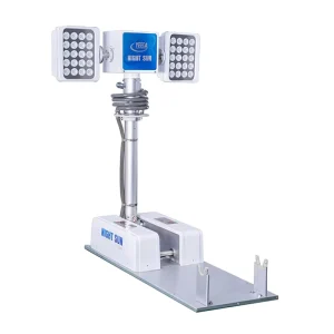 PULAITE LED 200W Mast Lighting Tower DC24V 5000K Daylight Vehicle Roof Mounted Site Scan Scene Working Lights CHL182200