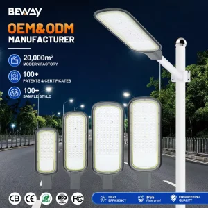 Park Street Lamps 50 90 130 170 Watt Dark Grey Led Street Light