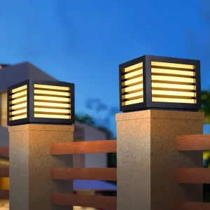 Pillar Lights Outdoor Use Modern Waterproof IP55 Courtyard Villas Gate Wall Garden Door Lights Hardwired AC110V-220V