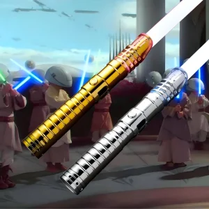 [ Plastic Hilt ] Adults Lichtschwert Plastic Lightsaber Colorful Glow Sticks Light up Laser Toys Led Flashing Swords