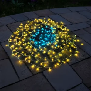 Point-Controlled IP65 Waterproof Connectable LED Fairy String Lights Outdoor Party Wedding Christmas Trees Holiday Lighting