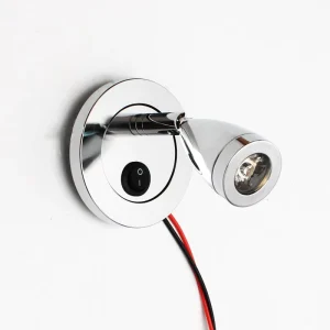 Popular 12V 24V Aluminum Wall Lamp Low Voltage for RV Camper Motorhome Accessories LED Spotlight Reading Caravan Interior Light