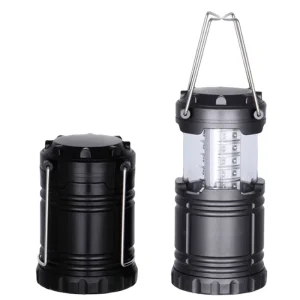 Popular Landscape Use 2 Pack Outdoor LED Portable Battery Operated Camping Lanterns with Handle