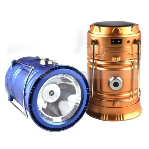 Portable 6 LED Camping Hand Lamp Collapsible Solar Tent Light Sport Outdoor Hiking Fishing Light