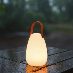 Portable Adjustable-Brightness White LED Camping Lamp Waterproof Plastic Body for Outdoor Garden and Emergency Use