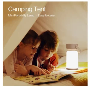 Portable Bottle-Shaped Camping Lantern, USB Rechargeable Mini LED Tent Light