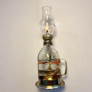 Portable Compact Kerosene Lantern for Camping, Hiking, and Blackouts