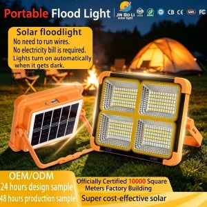 Portable Emergency Rechargeable High Power Floodlight IP65 LED 120 Beam 5 Year Warranty FCC CE RoHS Certified