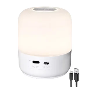 Portable Handheld LED Soft Light Night Light with Touch Control Timer Emergency Camping Lamp