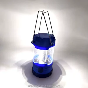 Portable Hanging ABS Waterproof Camping Lantern, AA Battery, Emergency Light