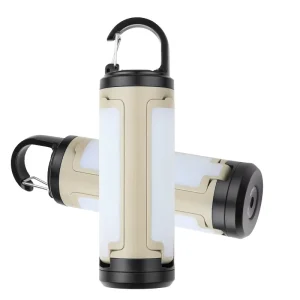 Portable Hanging Camping Lantern 90-Degree Foldable Tri-Leaf Light Emergency Outdoor Lamp