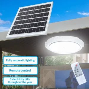 Portable IP65 Solar-Powered Strip Light with USB Charging Port for Indoor/Outdoor Use
