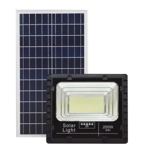 Portable IP67 Rechargeable Solar Flood Lights with Slim SMD 2835 LED ABS Lamp Body High Visibility