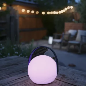 Portable LED Camping Lamp IP65 Dimmable Cordless Rechargeable Adjustable Hanging Light Multi-Color