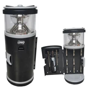 Portable LED Camping Lamp with Precision Screwdriver Bit