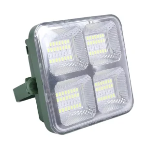 Portable LED Floodlight for Outdoor & Garden Solar Outdoor Lights Charging Camping Lamp Emergency Handheld Lighting