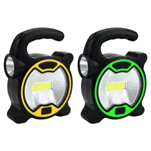 Portable LED Tent Lantern 2 LED Lights Waterproof Emergency Hanging Lamp Battery-Operated