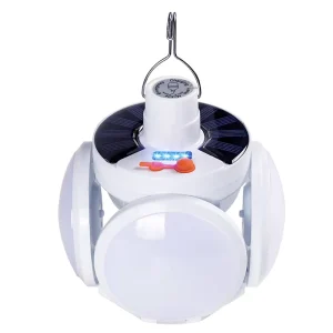 Portable LED Ultra-Bright Soccer Ball Light Hanging Folding Camping Light Solar-Powered Outdoor Hiking Emergency Tent Light