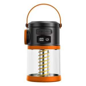 Portable Lithium Rechargeable LED Camping Lantern, USB Powered, Waterproof