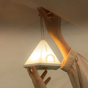 Portable Mini USB Rechargeable LED Night Light Outdoor Camping Lamp 6 Brightness Modes Hanging Strap