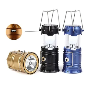 Portable Multifunctional Solar Light LED COB Dual Light Source Lithium Battery IP44 Waterproof Dimmable USBC Camping