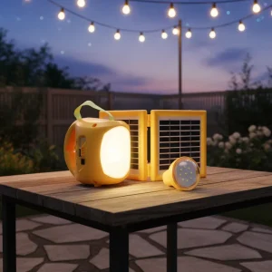 Portable Outdoor Emergency LED Solar Lantern with Rechargeable Battery Camping Lighting Lamp