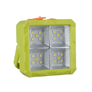 Portable Outdoor Emergency Lighting Floodlight Solar Powered USB Rechargeable LED Working Lamp