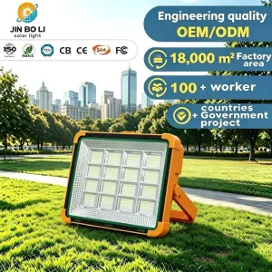 Portable Portable LED Solar Emergency Light Outdoor Waterproof Camping Light Charging Multifunctional Solar Light