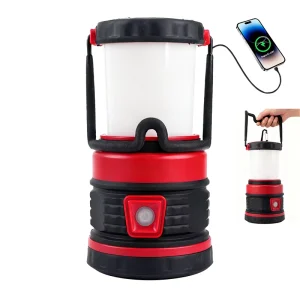 Portable Rechargeable Camping Lamp, 3600mAh, 5 Modes, for Power Outages, Camping, and Hiking