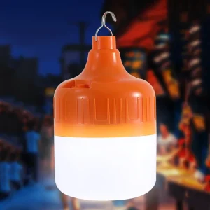 Portable Rechargeable Camping Lantern, HID Bulb, USB Charging, Waterproof, 24H Battery, 4 Modes