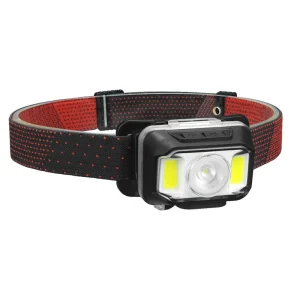 Portable Rechargeable IP65 Waterproof USB-C XPG COB LED Headlamp 5 Mode Red Flash 600LM