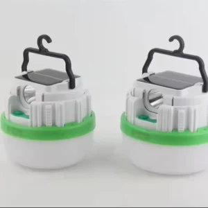 Portable Rechargeable LED Camping Lantern with Hook Adjustable Fishing and Work Light