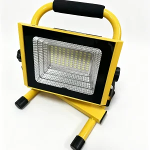 Portable Rechargeable LED Flood Light Outdoor Work Light with Power Bank Function 12+ Hours Long Runtime Emergency Lighting