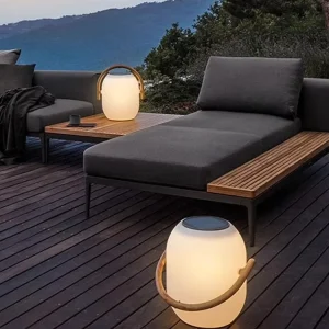 Portable Rechargeable LED Landscape Light for Garden Villa Terrace Modern Outdoor Lawn Solar Lighting Waterproof IP65 Rating
