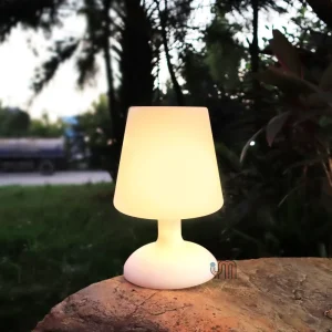 Portable Rechargeable Rainproof IP65 Dimmable LED Warm White Outdoor Garden Landscape Camping Light