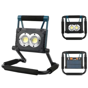 Portable Solar COB Work Light Mobile Emergency Light With Magnet Camping Light Lawn Lamp Usb Rechargeable Floodlight Worklight