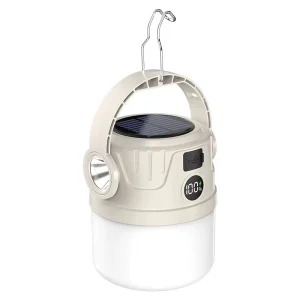 Portable Solar LED Camping Light USB Rechargeable Tent Lantern Emergency Light