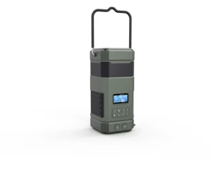 Portable Solar Speaker LED Camping Lantern and Emergency Radio