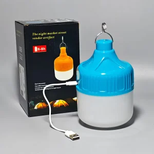 Portable USB 10W 20W 30W 40W 50W Emergency Rechargeable Led Bulb Light With Hook Focos Recargables